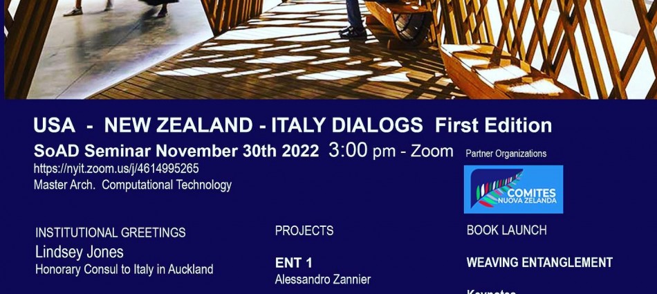 "Weaving Entanglement" - doppia conferenza internazionale:Auckland e New York